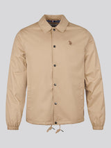 Mens Modern Cotton Coach Jacket Cornstalk