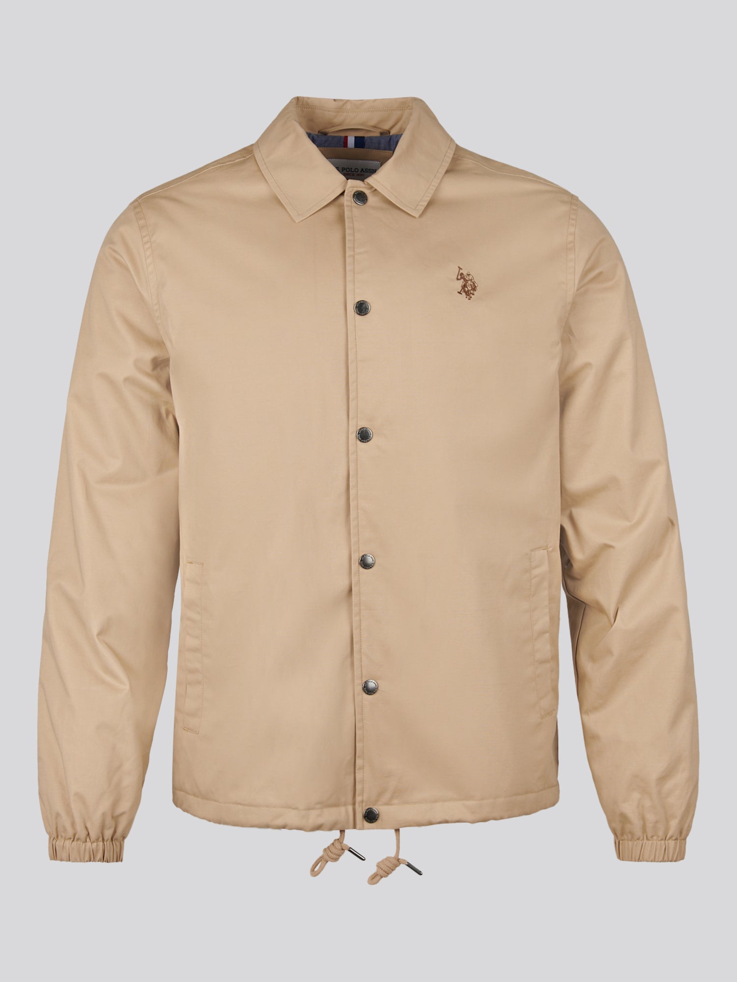 Mens Modern Cotton Coach Jacket Cornstalk