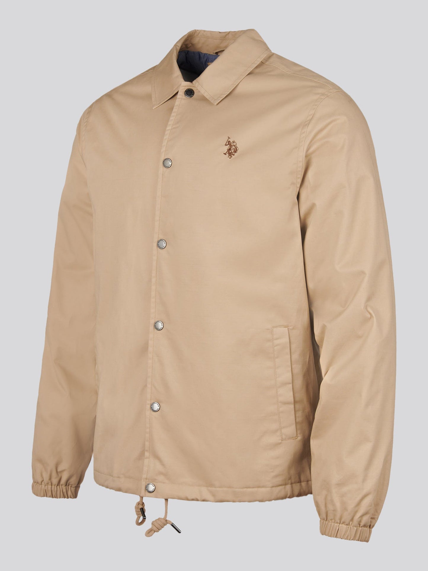 Mens Modern Cotton Coach Jacket Cornstalk