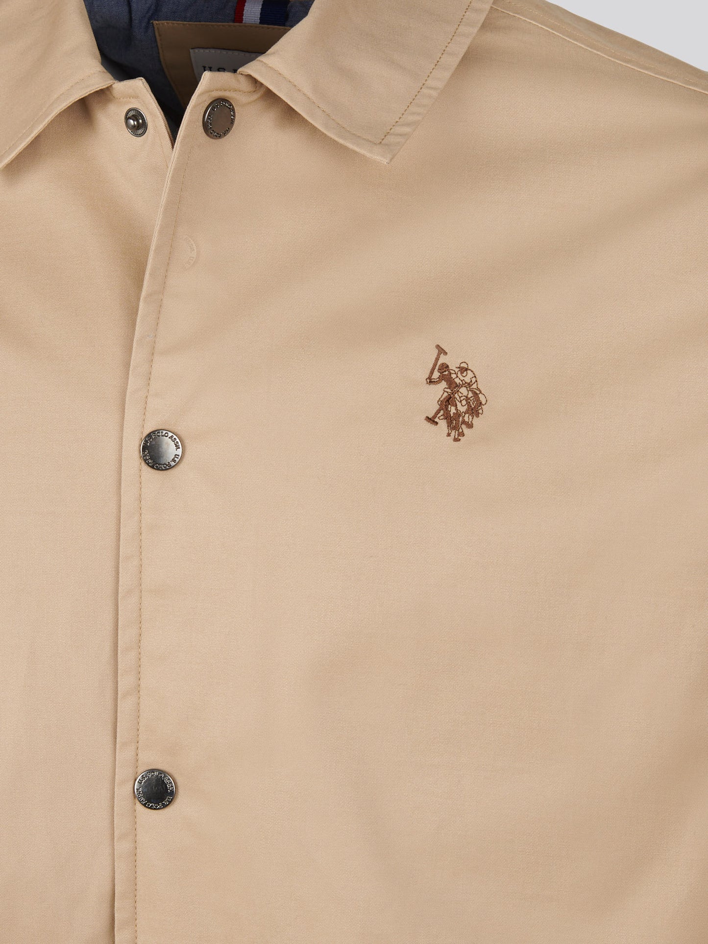 Mens Modern Cotton Coach Jacket Cornstalk