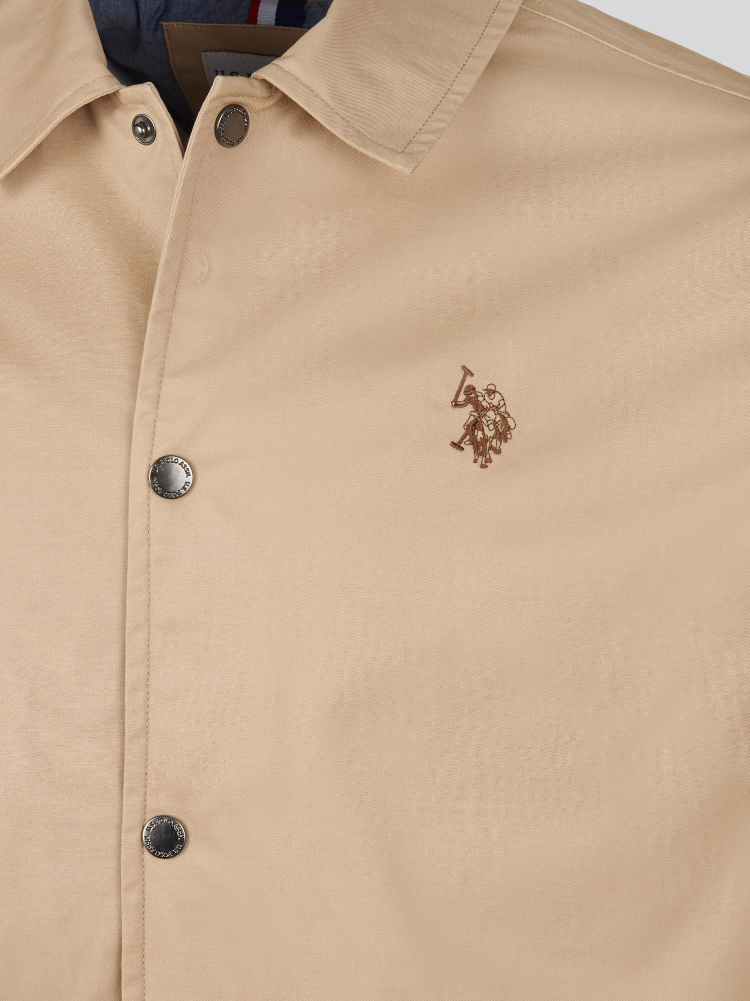 Mens Modern Cotton Coach Jacket Cornstalk