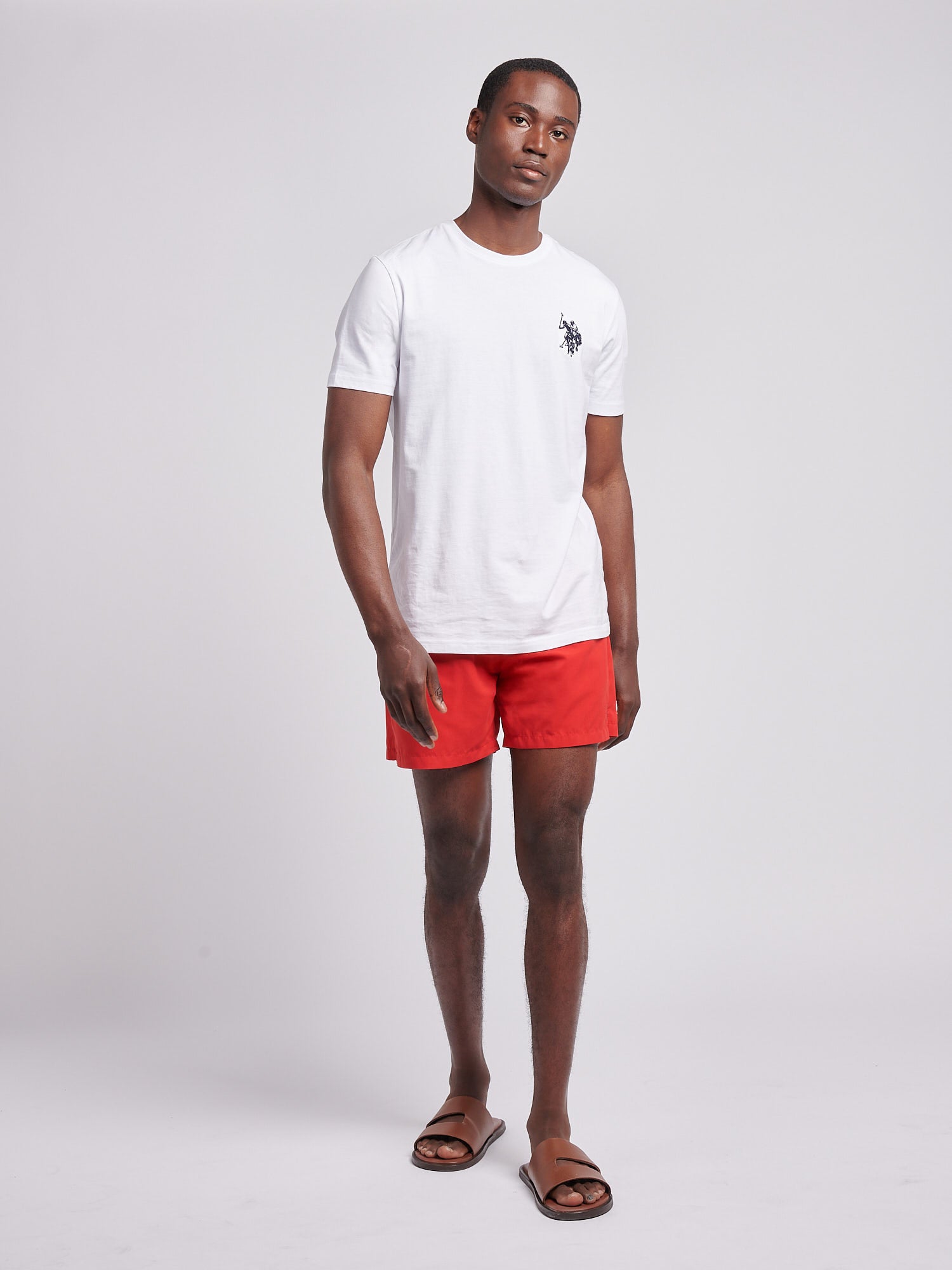 Mens Core Swim Short Haute Red