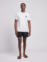 Mens Core Swim Short Black Bright White DHM