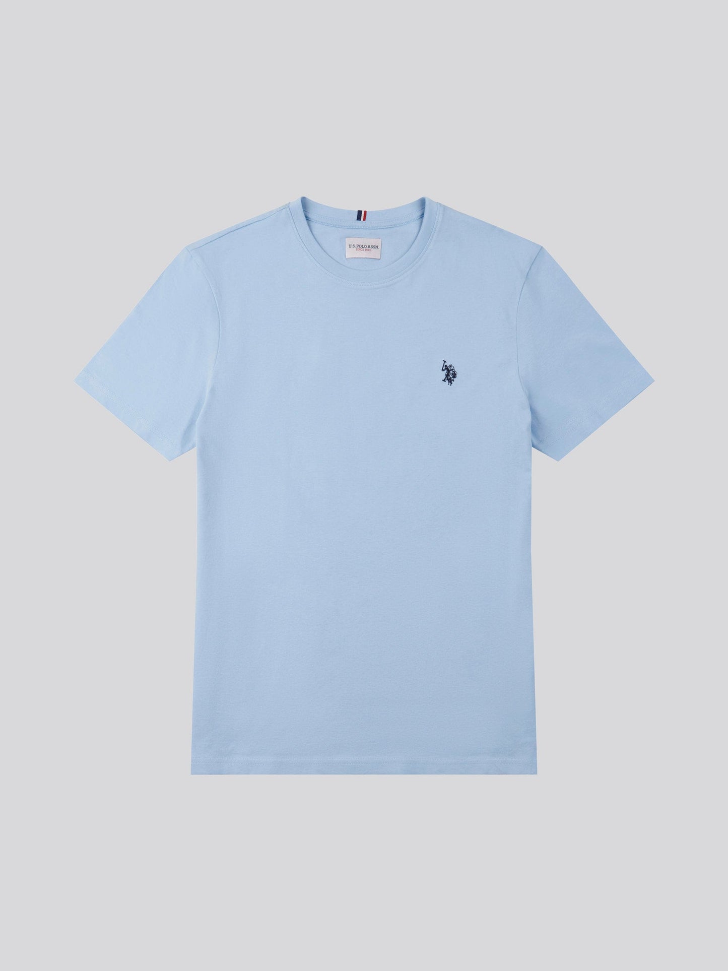 Mens Double Horsemen T-Shirt Chambray Blue