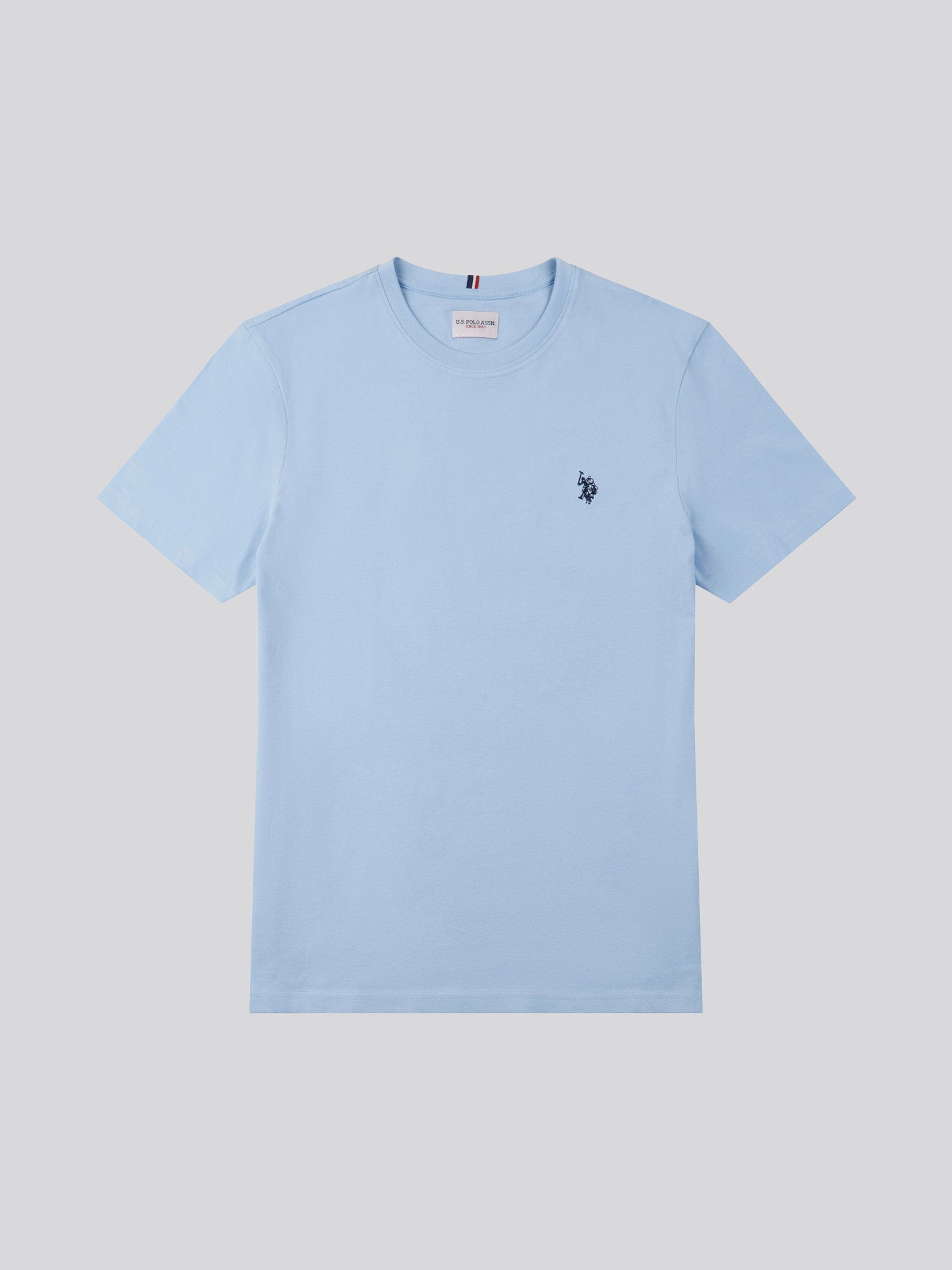 Mens Double Horsemen T-Shirt Chambray Blue