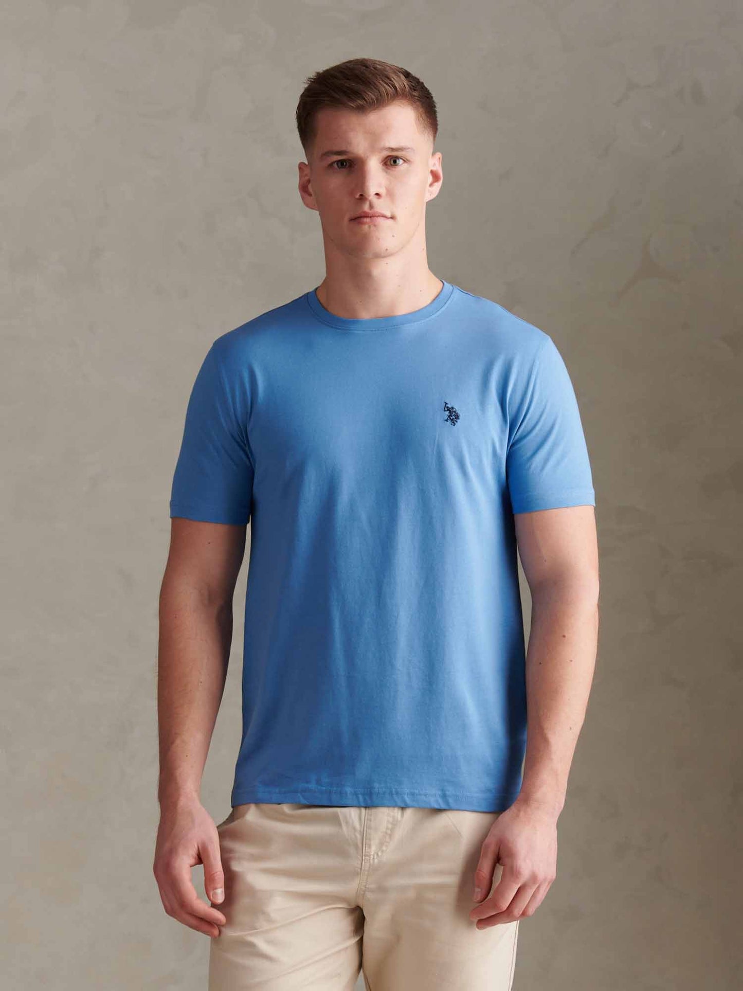 Mens Double Horsemen T-Shirt Riviera