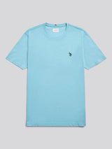 Mens Double Horsemen T-Shirt Air Blue
