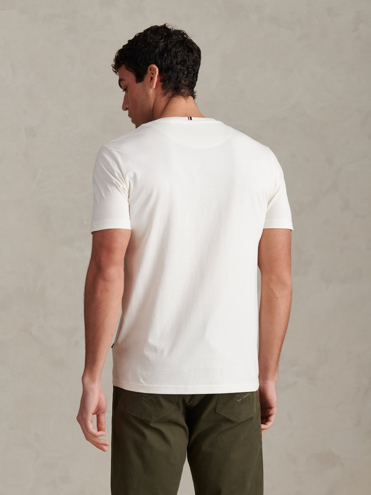 Mens Double Horsemen T-Shirt Whisper White