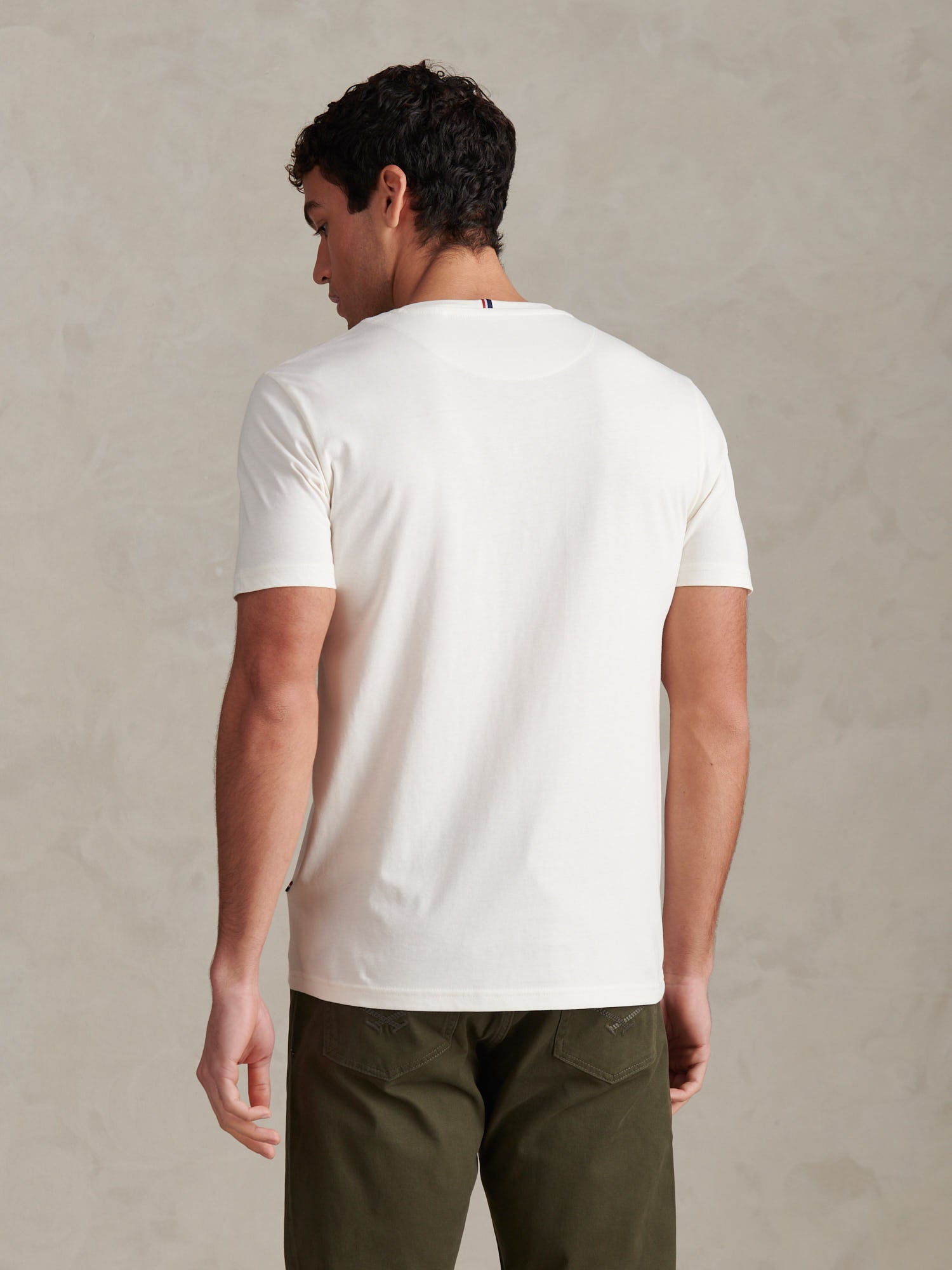 Mens Double Horsemen T-Shirt Whisper White