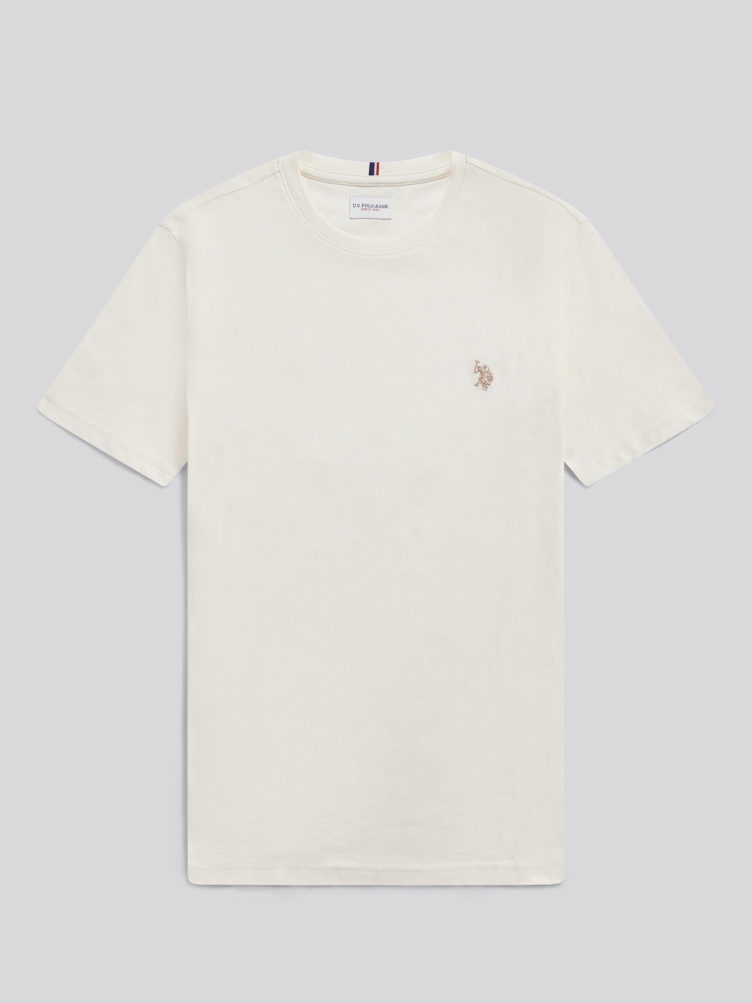 Mens Double Horsemen T-Shirt Whisper White