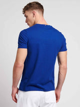 Mens Double Horsemen T-Shirt Sodalite Blue