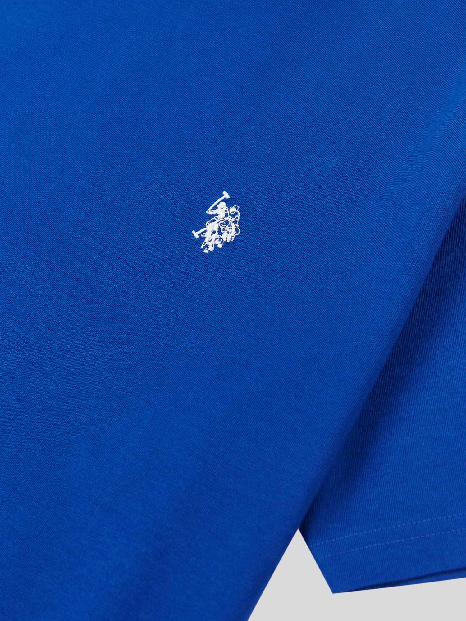 Mens Double Horsemen T-Shirt Sodalite Blue