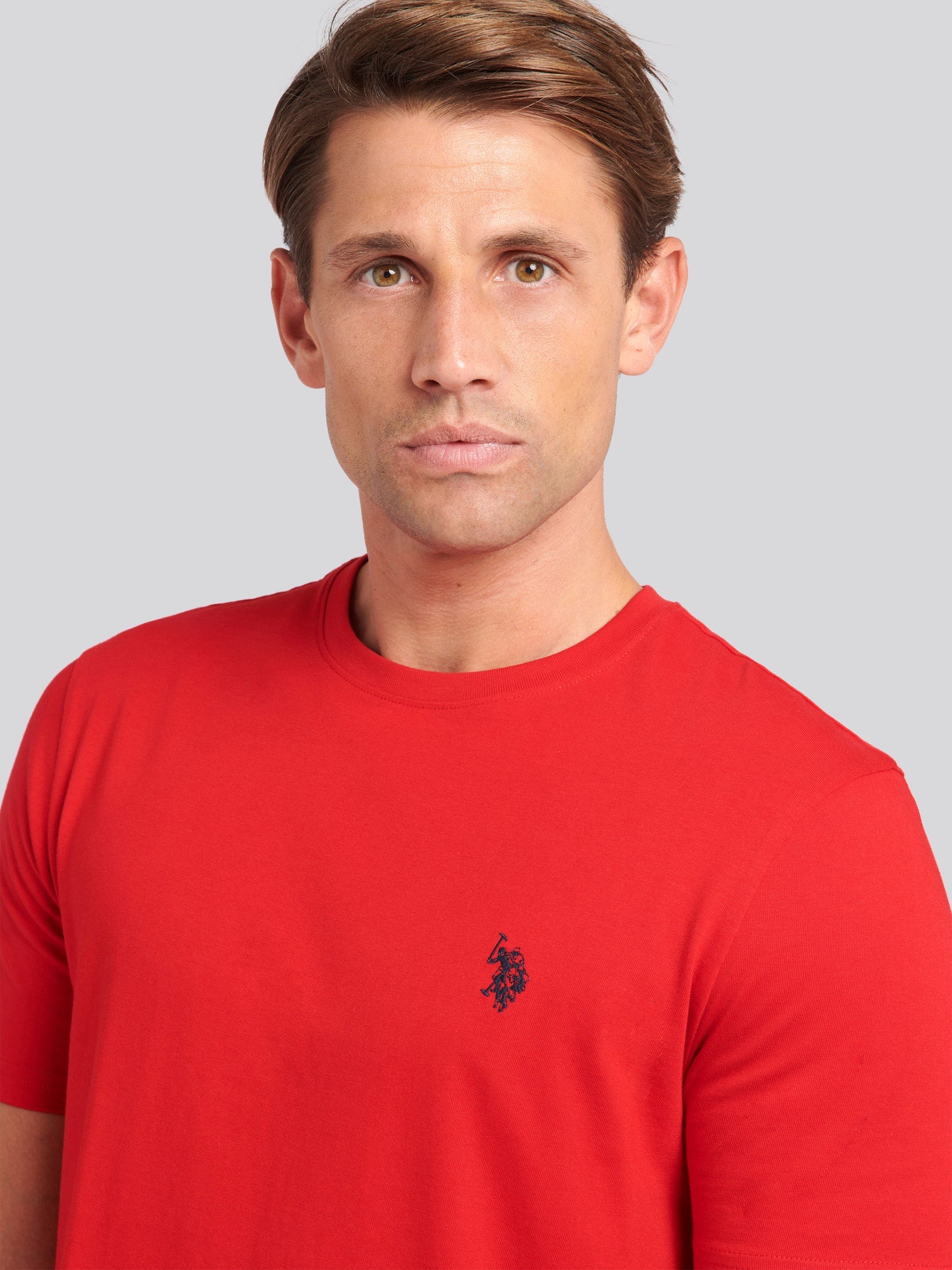 Mens Double Horsemen T-Shirt Haute Red