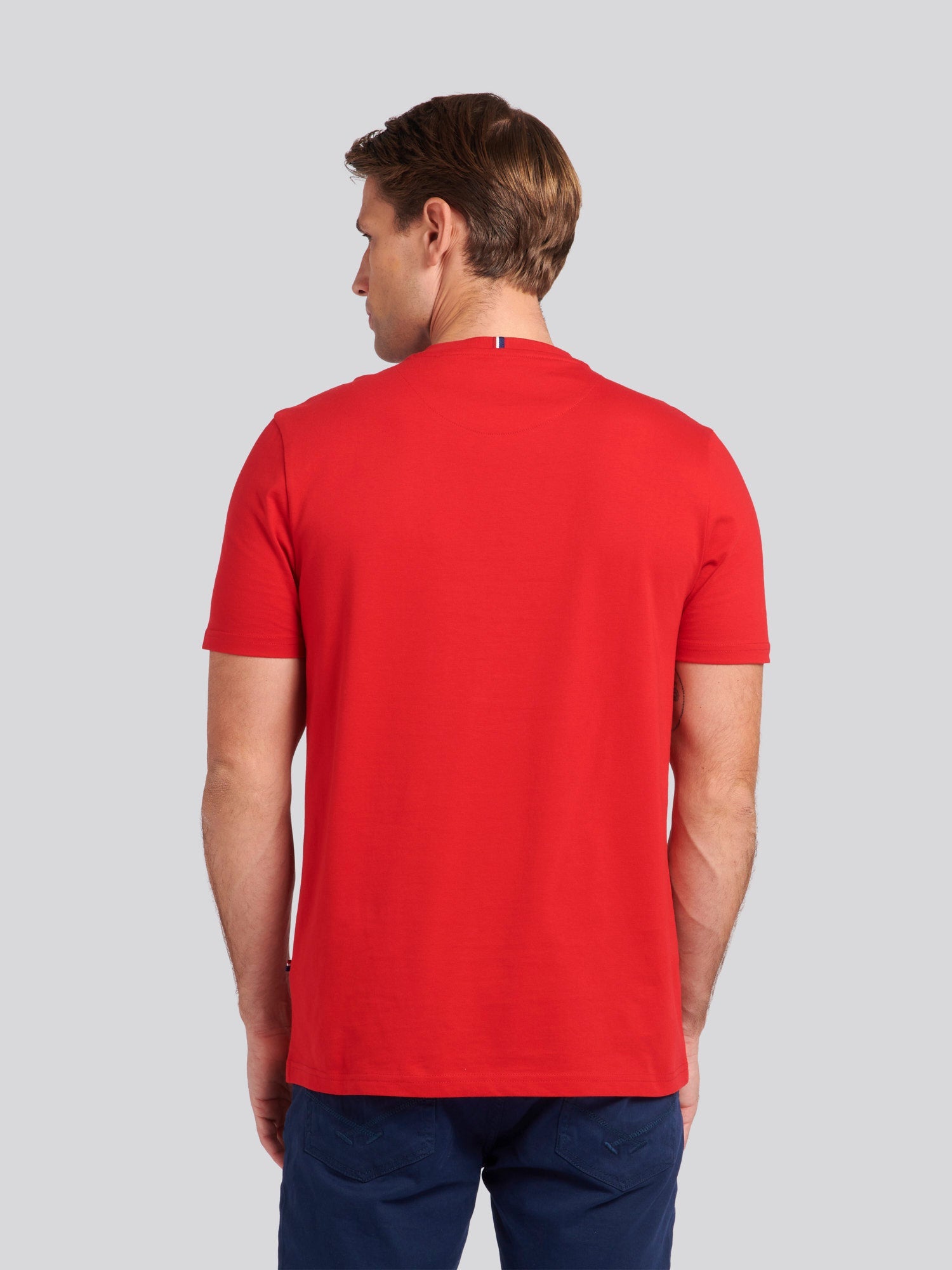 Mens Double Horsemen T-Shirt Haute Red