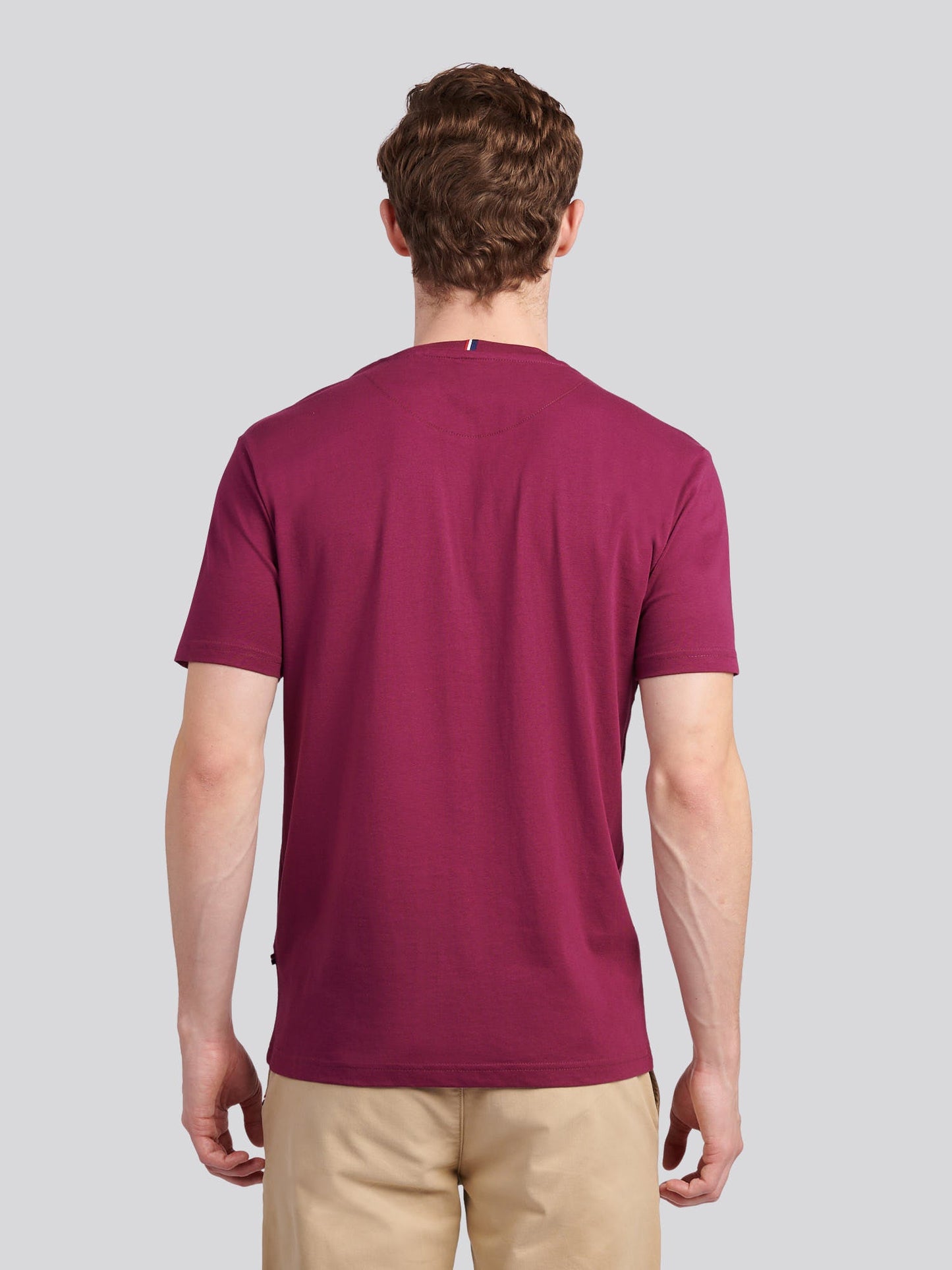 Mens Double Horsemen T-Shirt Grape Wine