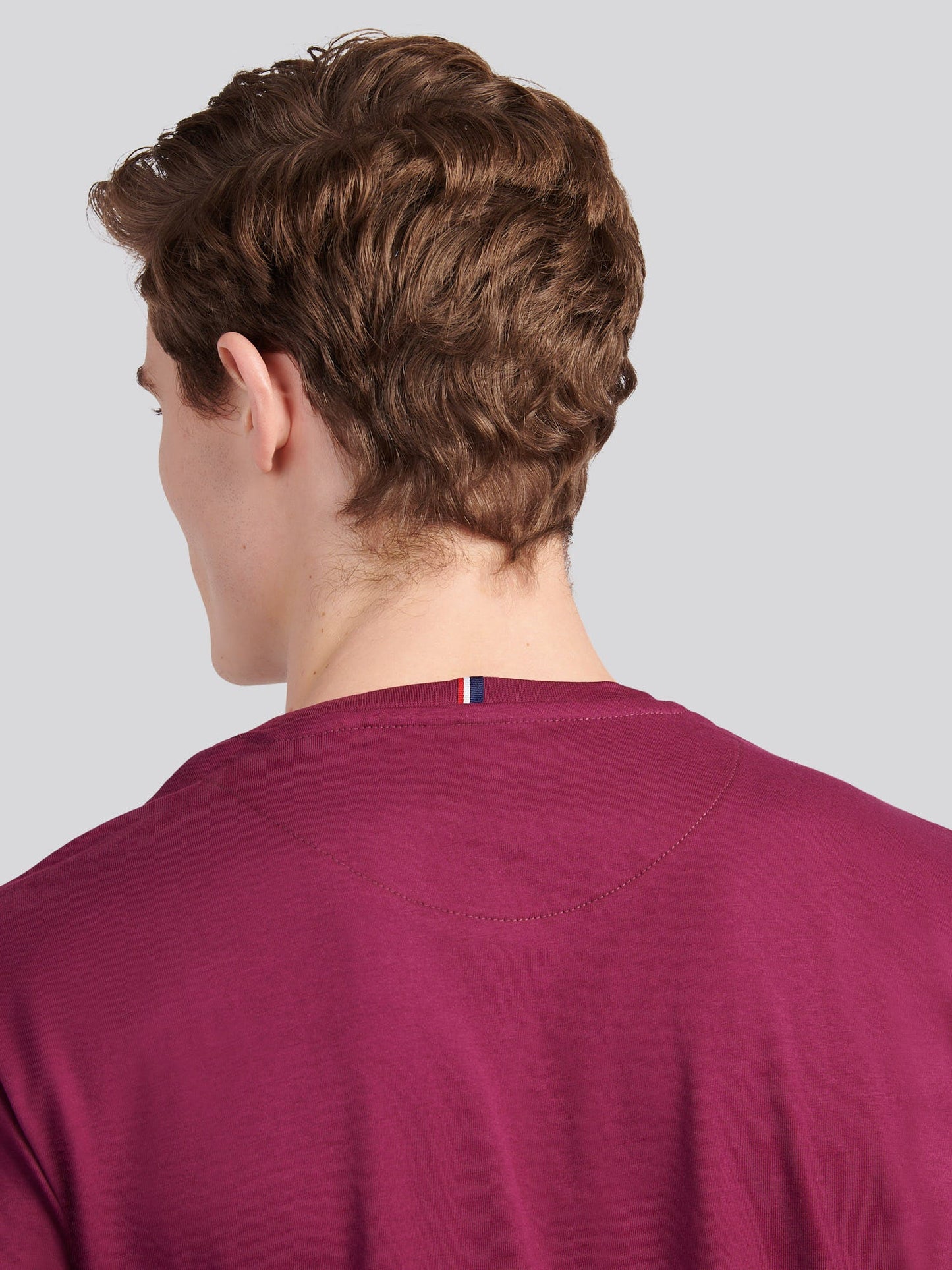 Mens Double Horsemen T-Shirt Grape Wine