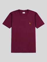Mens Double Horsemen T-Shirt Grape Wine