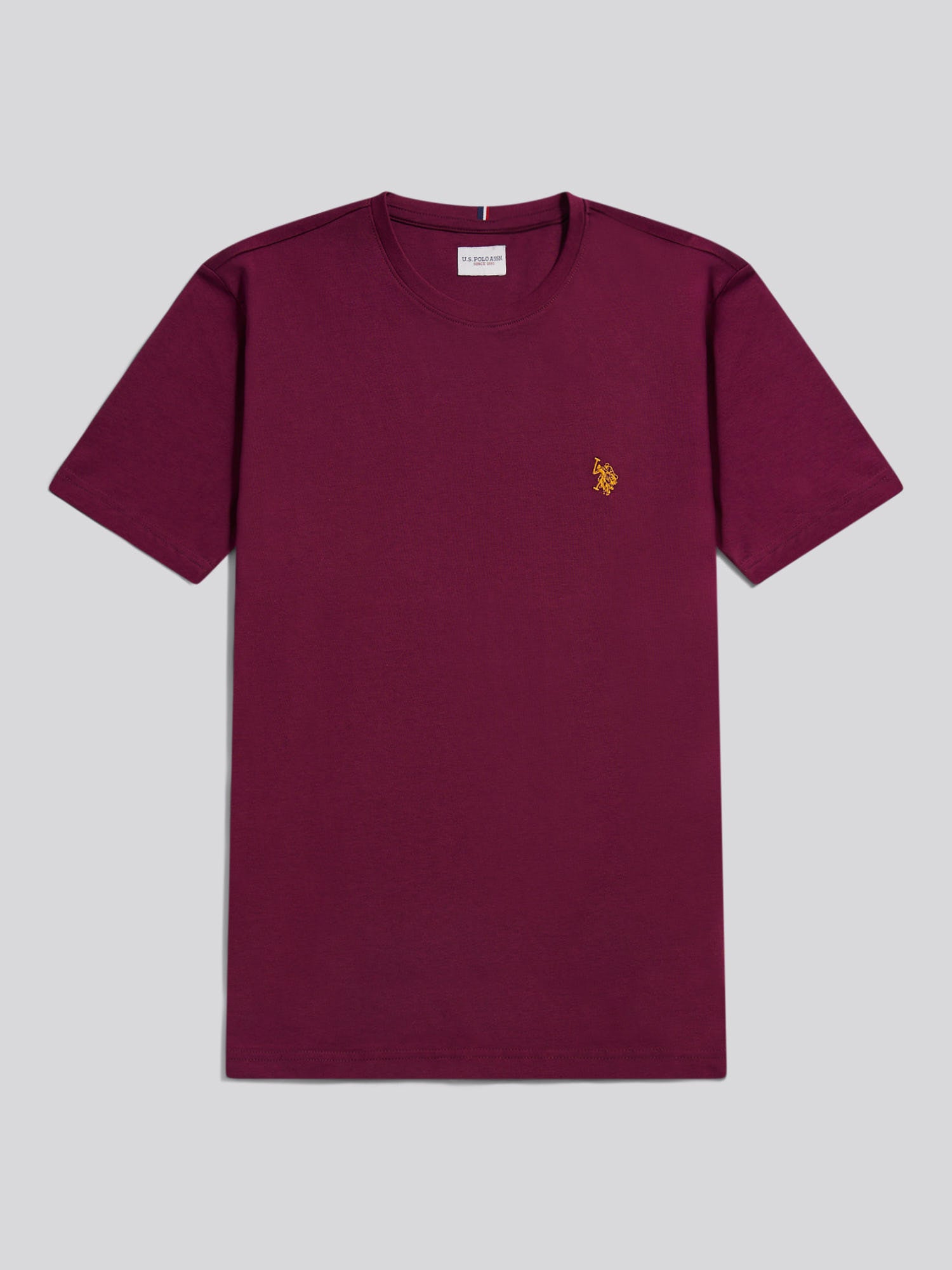Mens Double Horsemen T-Shirt Grape Wine