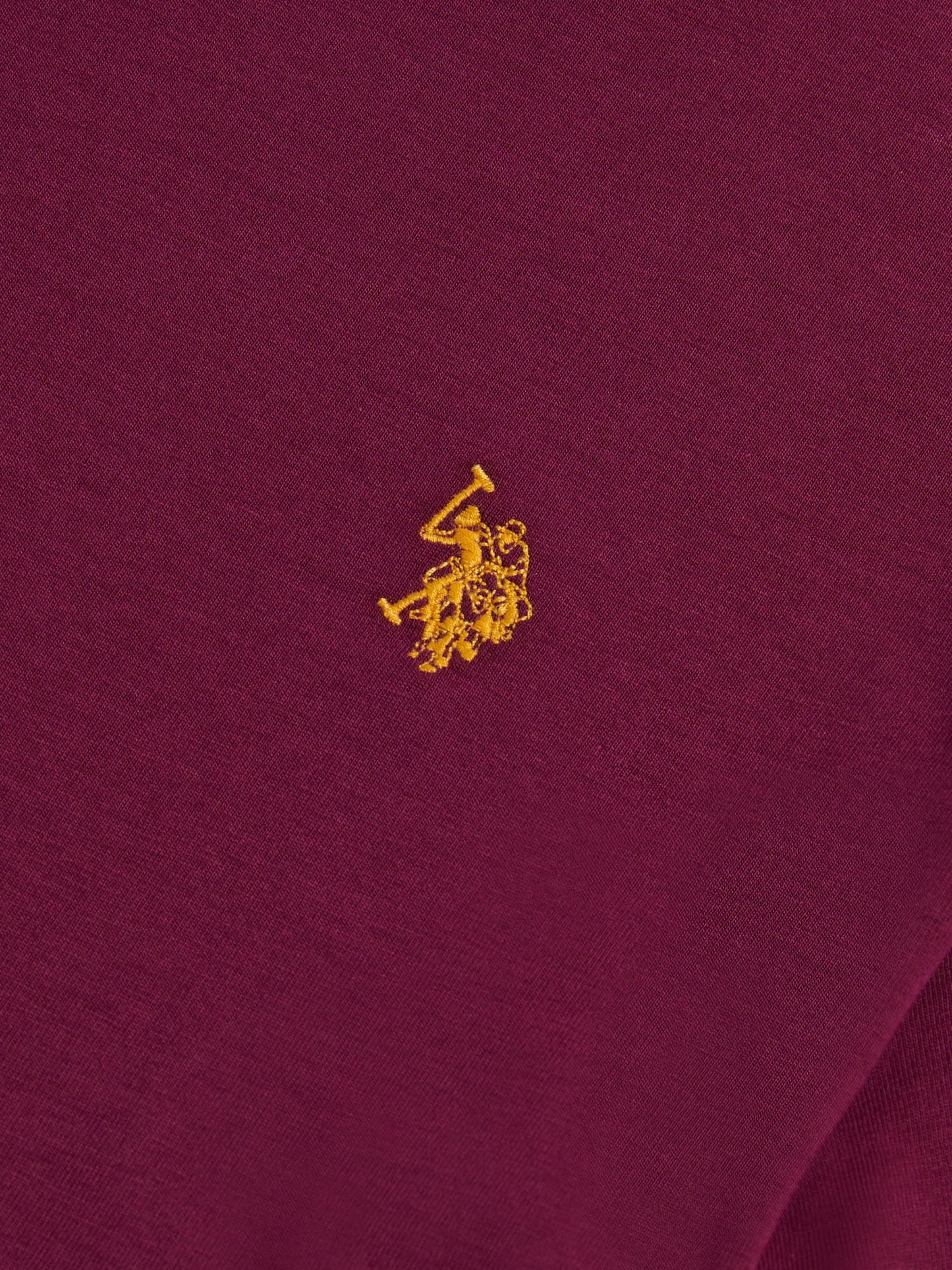 Mens Double Horsemen T-Shirt Grape Wine
