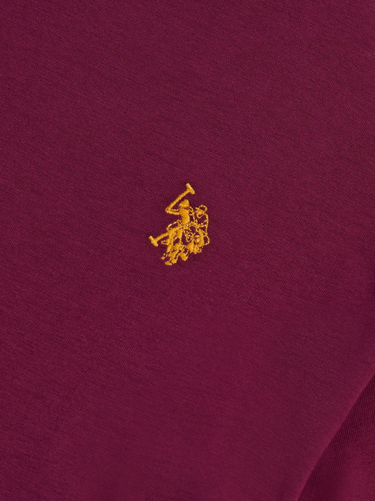 Mens Double Horsemen T-Shirt Grape Wine