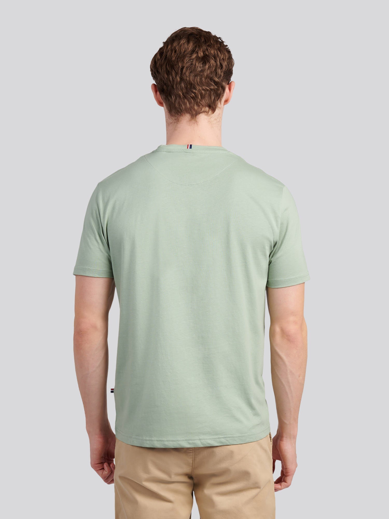 Mens Double Horsemen T-Shirt Iceberg Green