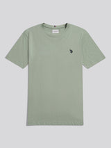 Mens Double Horsemen T-Shirt Iceberg Green