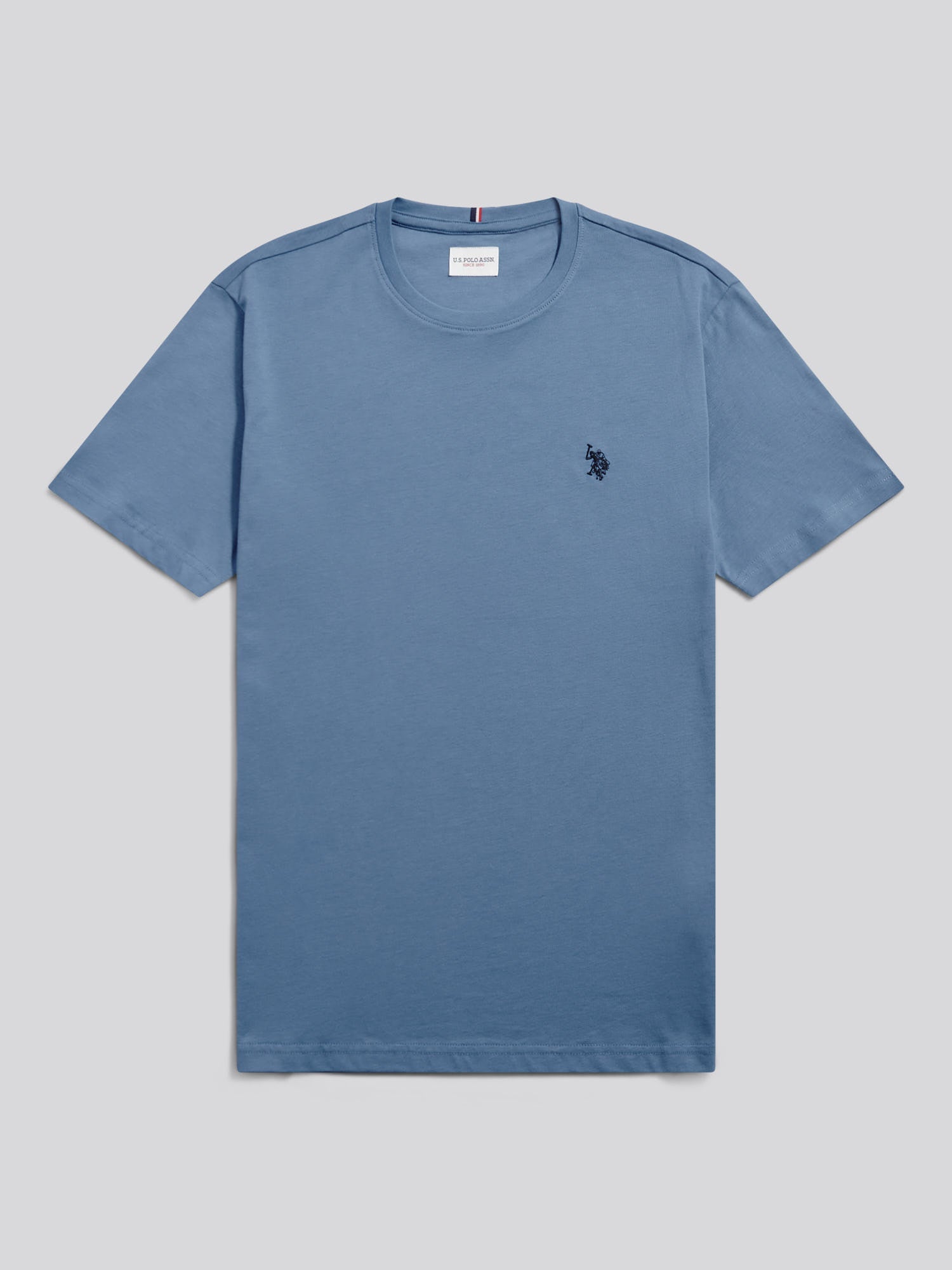 Mens Double Horsemen T-Shirt Blue Horizon