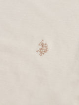 Mens Double Horsemen T-Shirt Beige