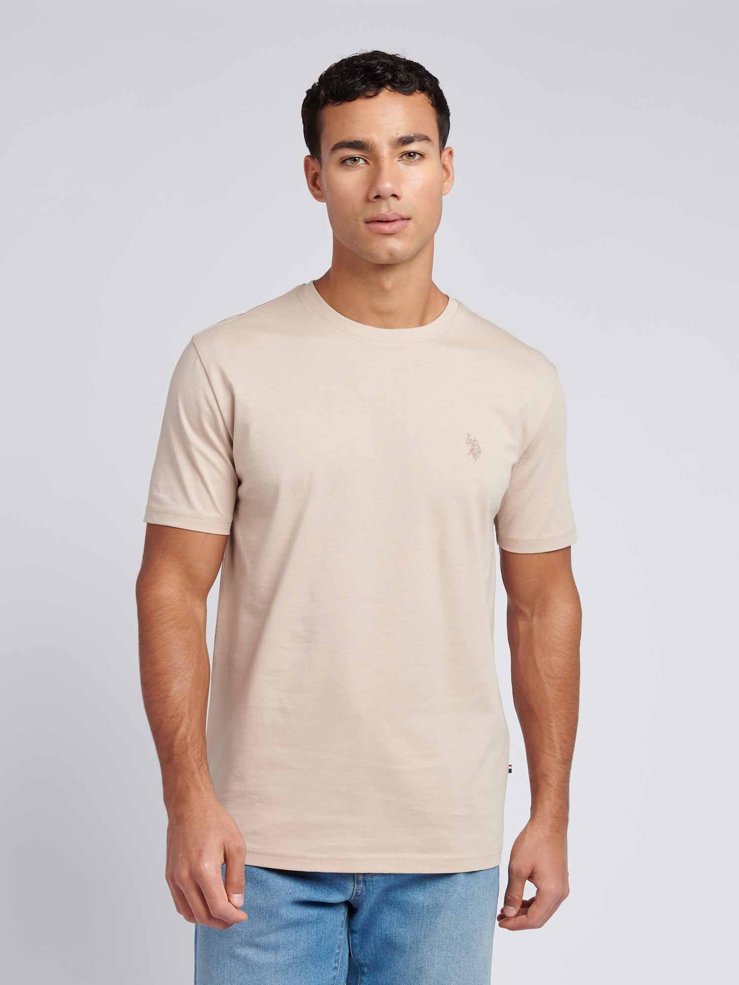Mens Double Horsemen T-Shirt Doeskin