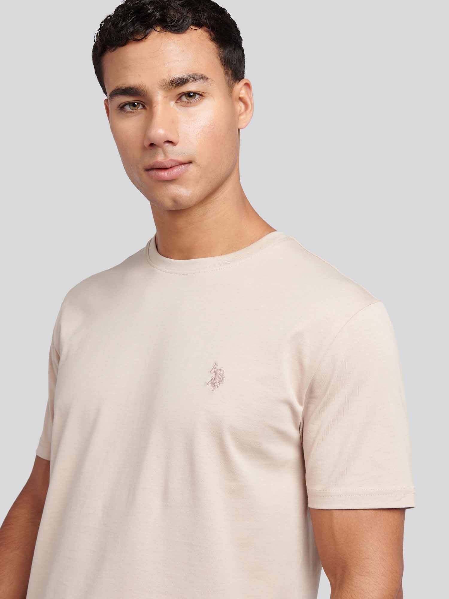 Mens Double Horsemen T-Shirt Doeskin