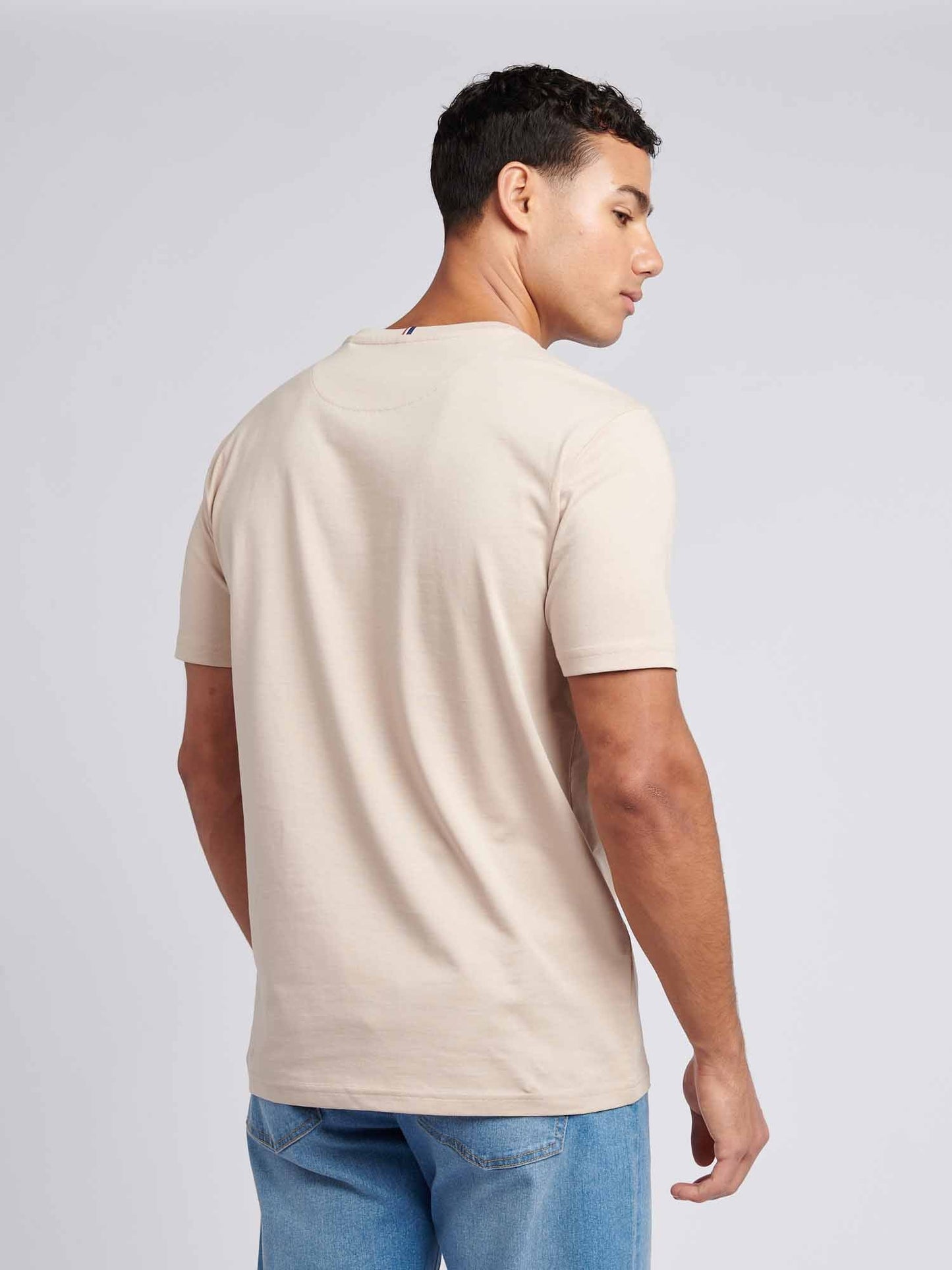 Mens Double Horsemen T-Shirt Doeskin