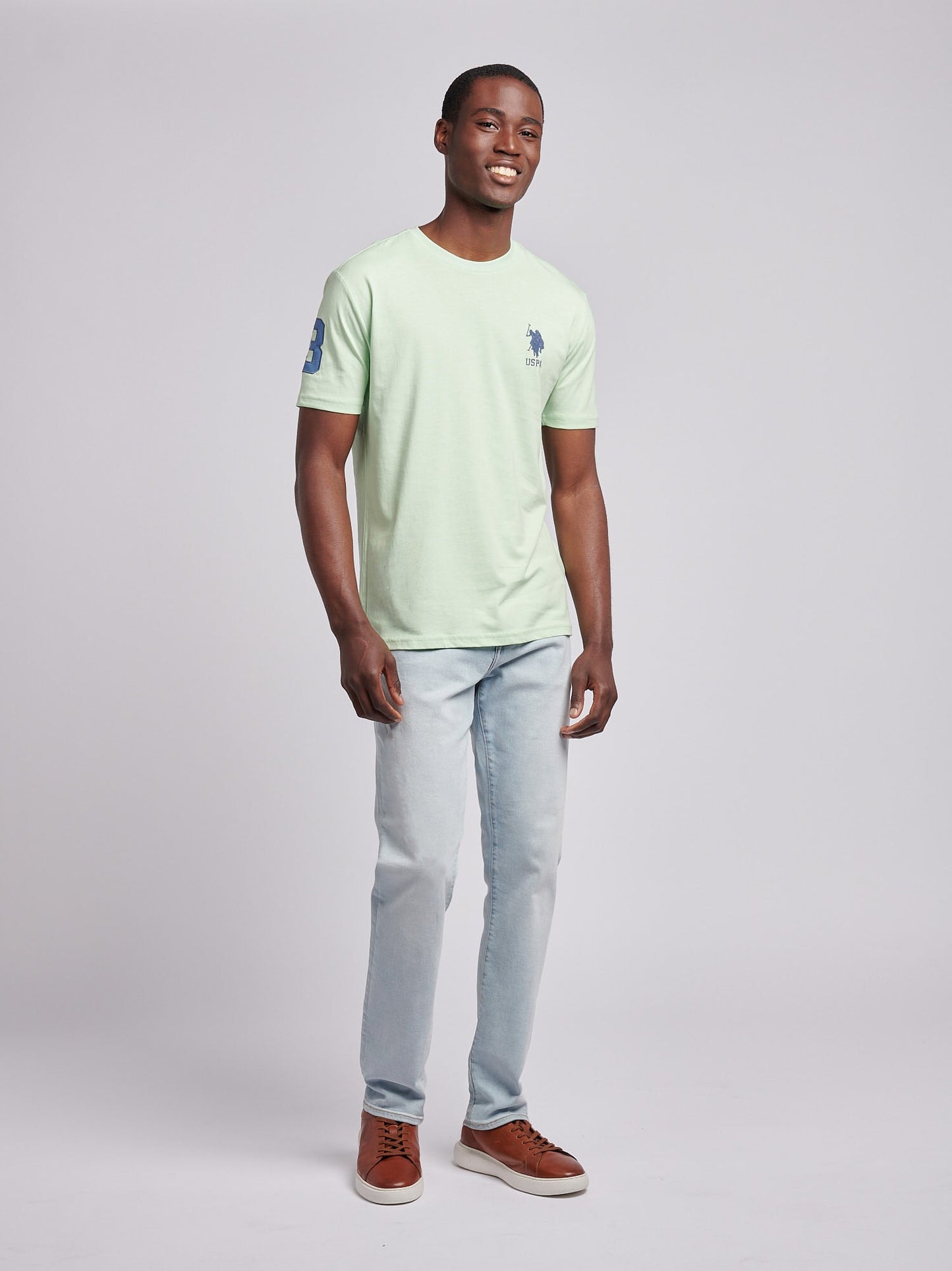 Mens Player 3 T-Shirt Pastel Green