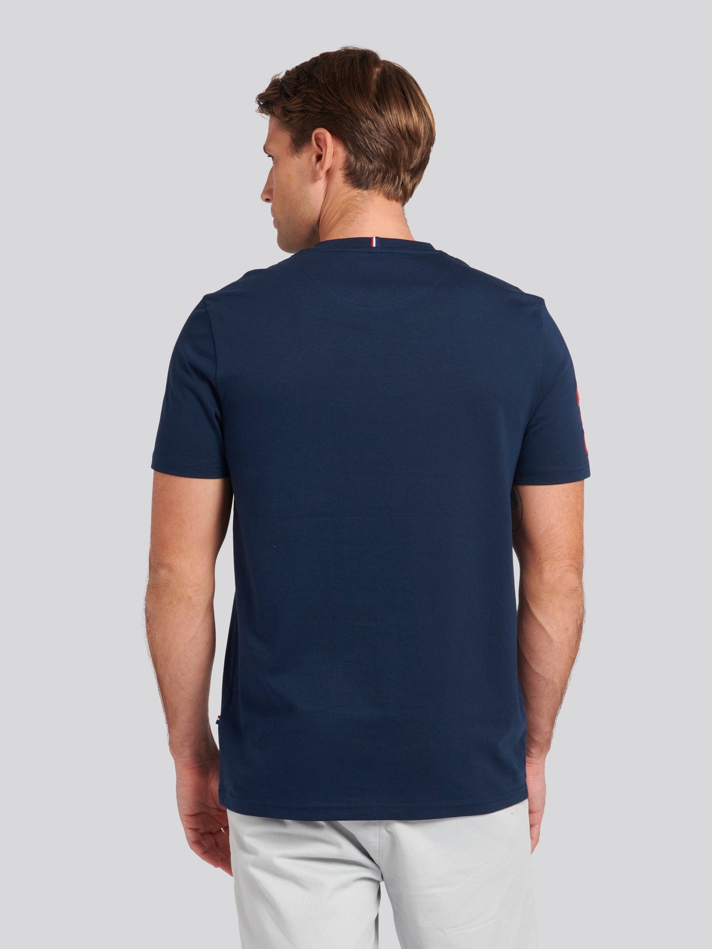 Mens Player 3 T-Shirt Dark Sapphire Navy / Haute Red DHM