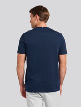 Mens Player 3 T-Shirt Dark Sapphire Navy / Haute Red DHM