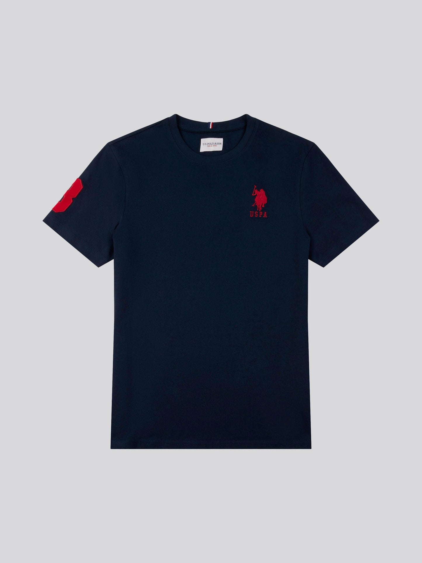 Mens Player 3 T-Shirt Dark Sapphire Navy / Haute Red DHM
