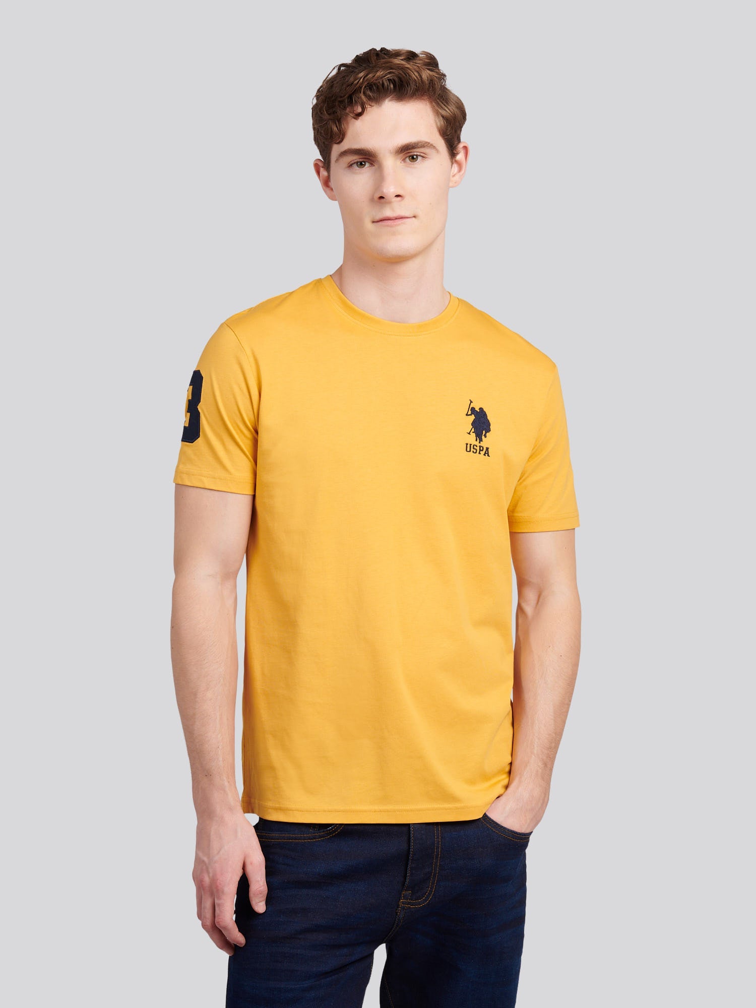 Mens Player 3 T-Shirt Golden Apricot