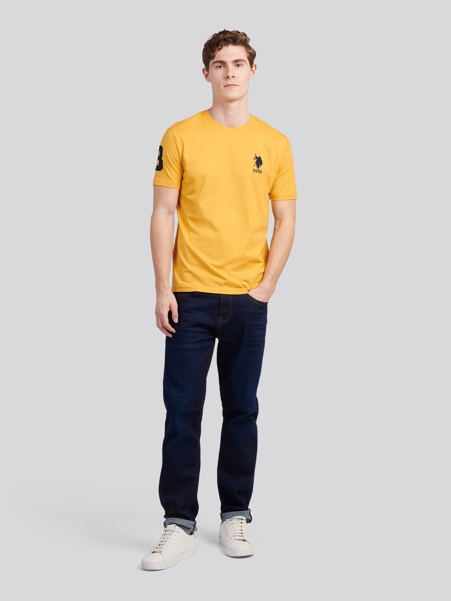 Mens Player 3 T-Shirt Golden Apricot