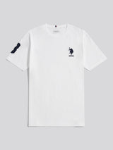 Mens Player 3 T-Shirt White / Dark Sapphire Navy DHM