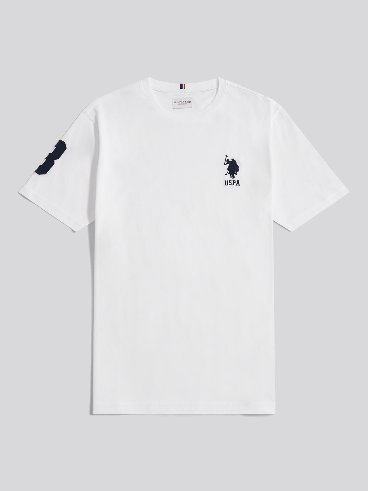 Mens Player 3 T-Shirt White / Dark Sapphire Navy DHM