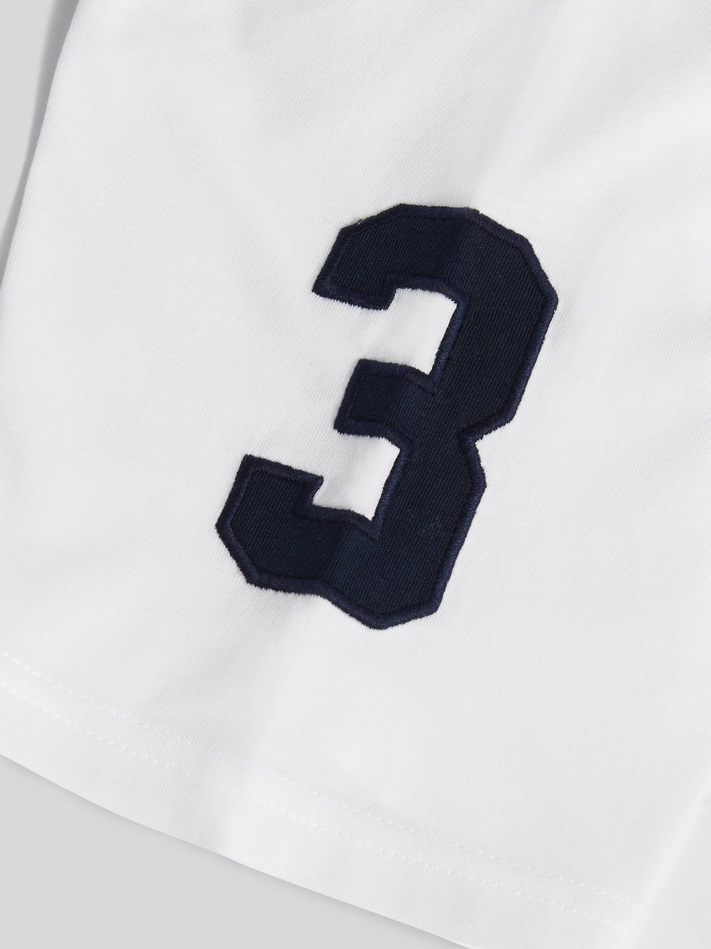 Mens Player 3 T-Shirt White / Dark Sapphire Navy DHM