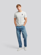 Mens Player 3 T-Shirt Mid Grey Marl
