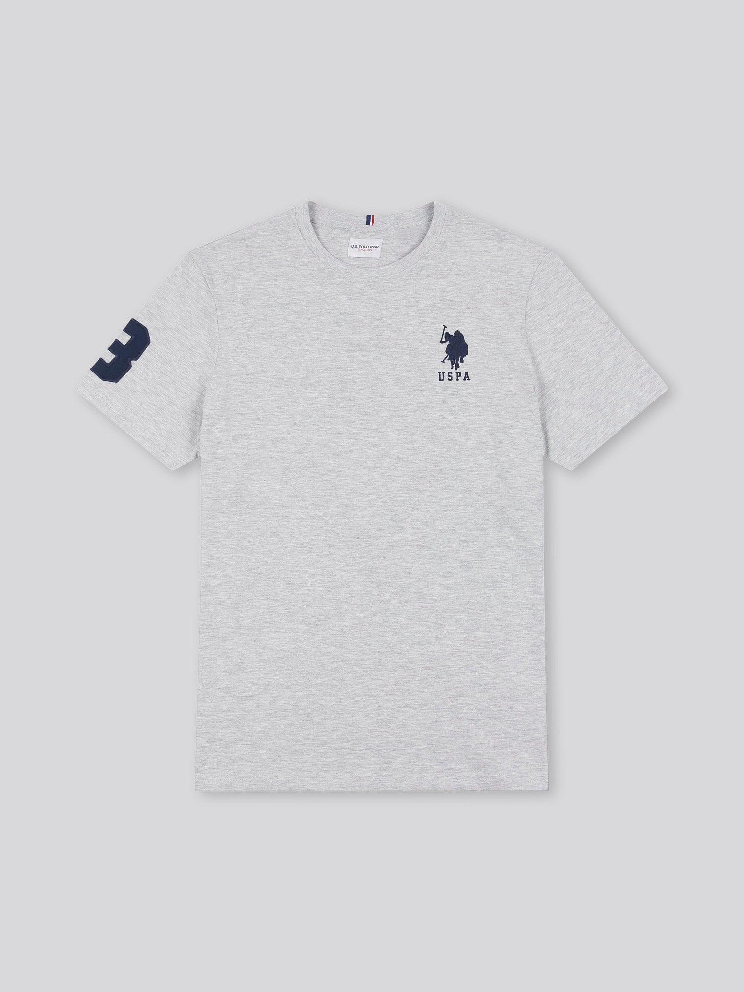 Mens Player 3 T-Shirt Mid Grey Marl