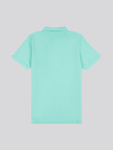 Mens Double Horsemen Polo Shirt Pool Blue