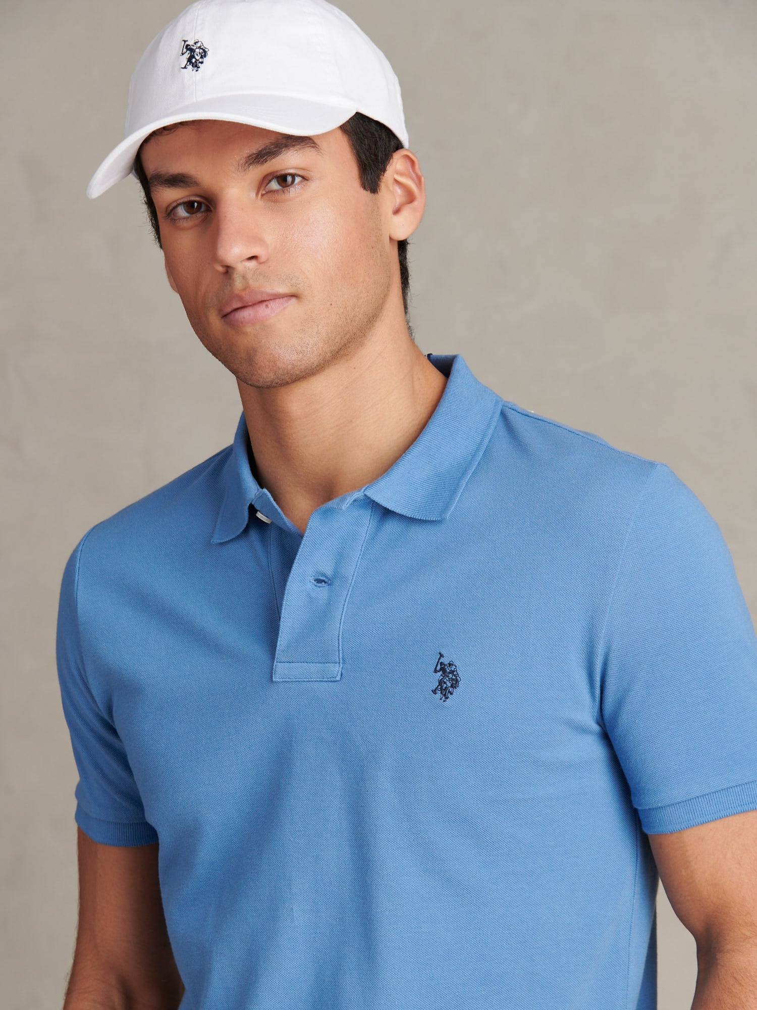 Mens Double Horsemen Polo Shirt Riviera