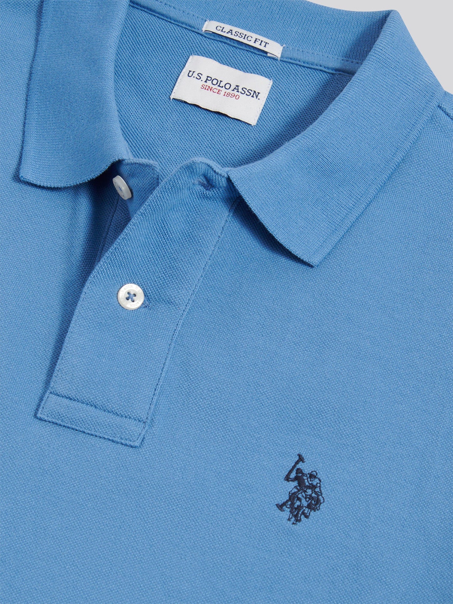 Mens Double Horsemen Polo Shirt Riviera