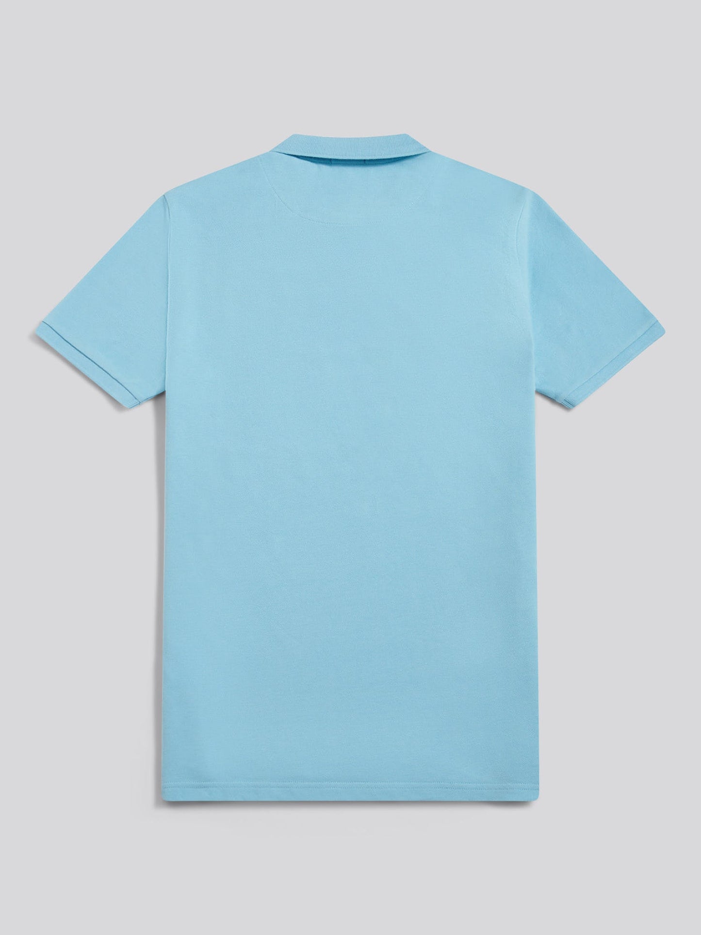 Mens Double Horsemen Polo Shirt Air Blue