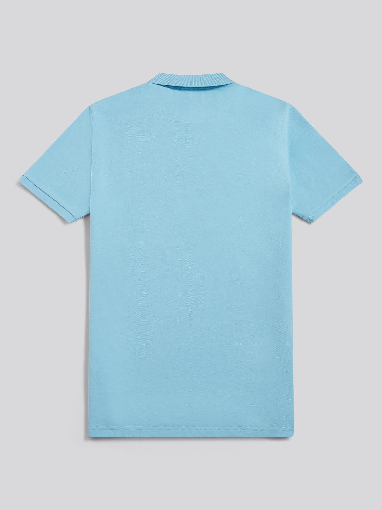 Mens Double Horsemen Polo Shirt Air Blue