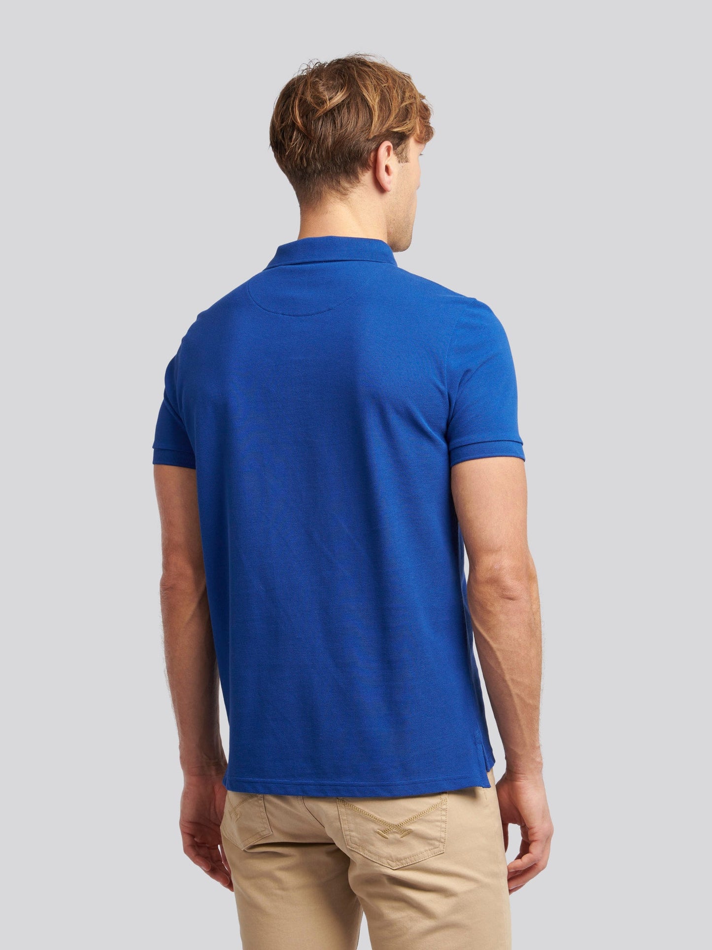 Mens Double Horsemen Polo Shirt Sodalite Blue