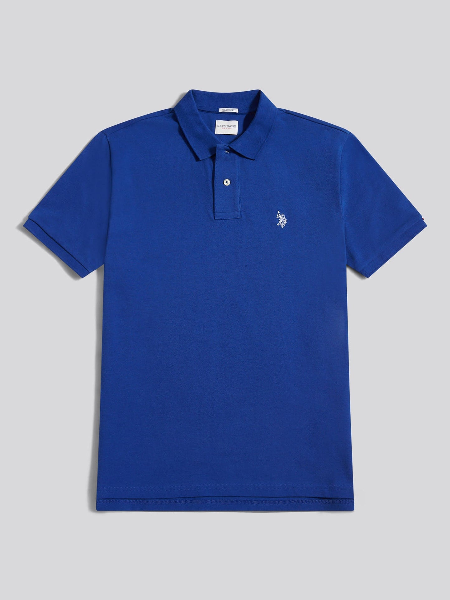 Mens Double Horsemen Polo Shirt Sodalite Blue