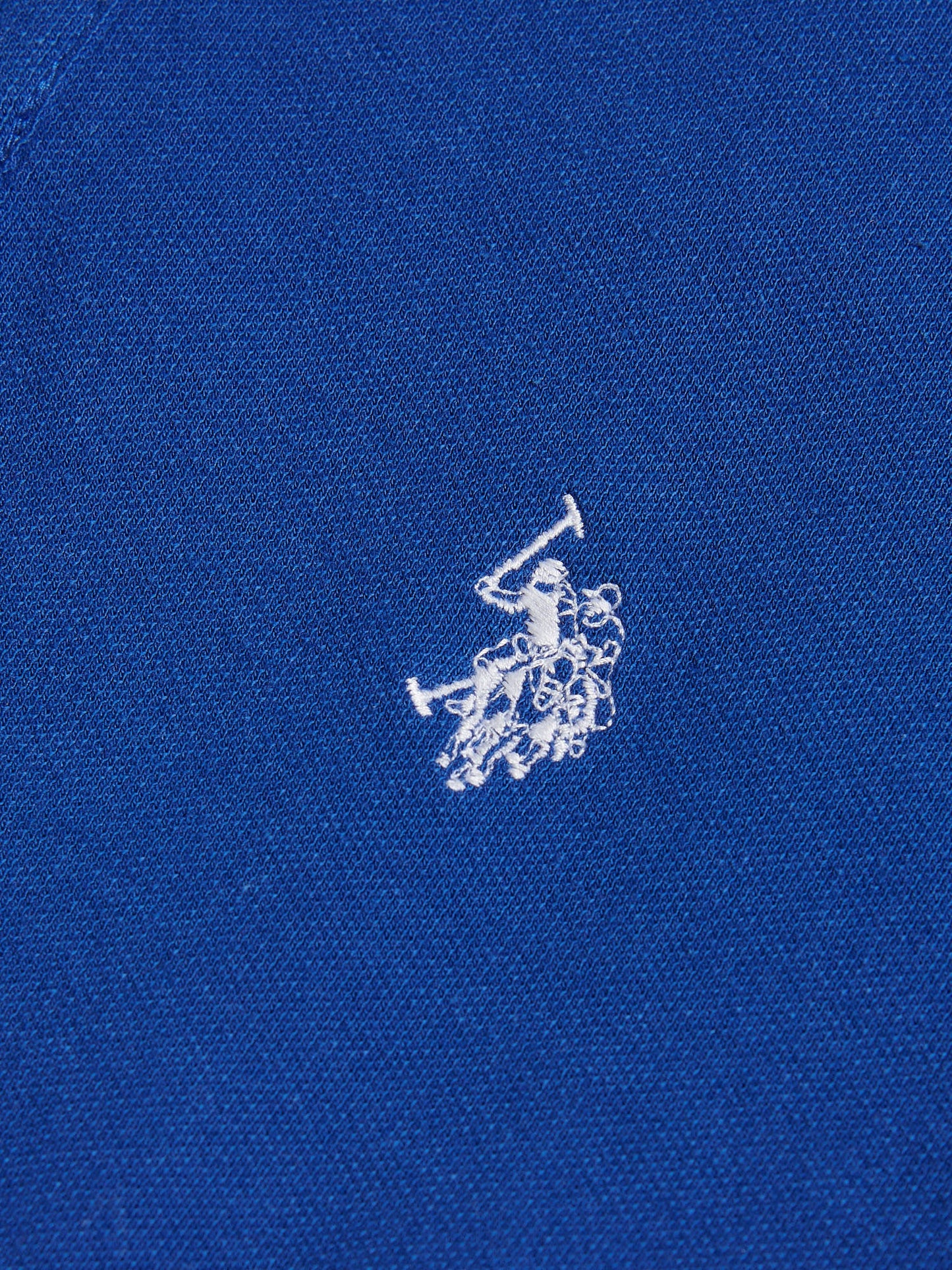 Mens Double Horsemen Polo Shirt Sodalite Blue